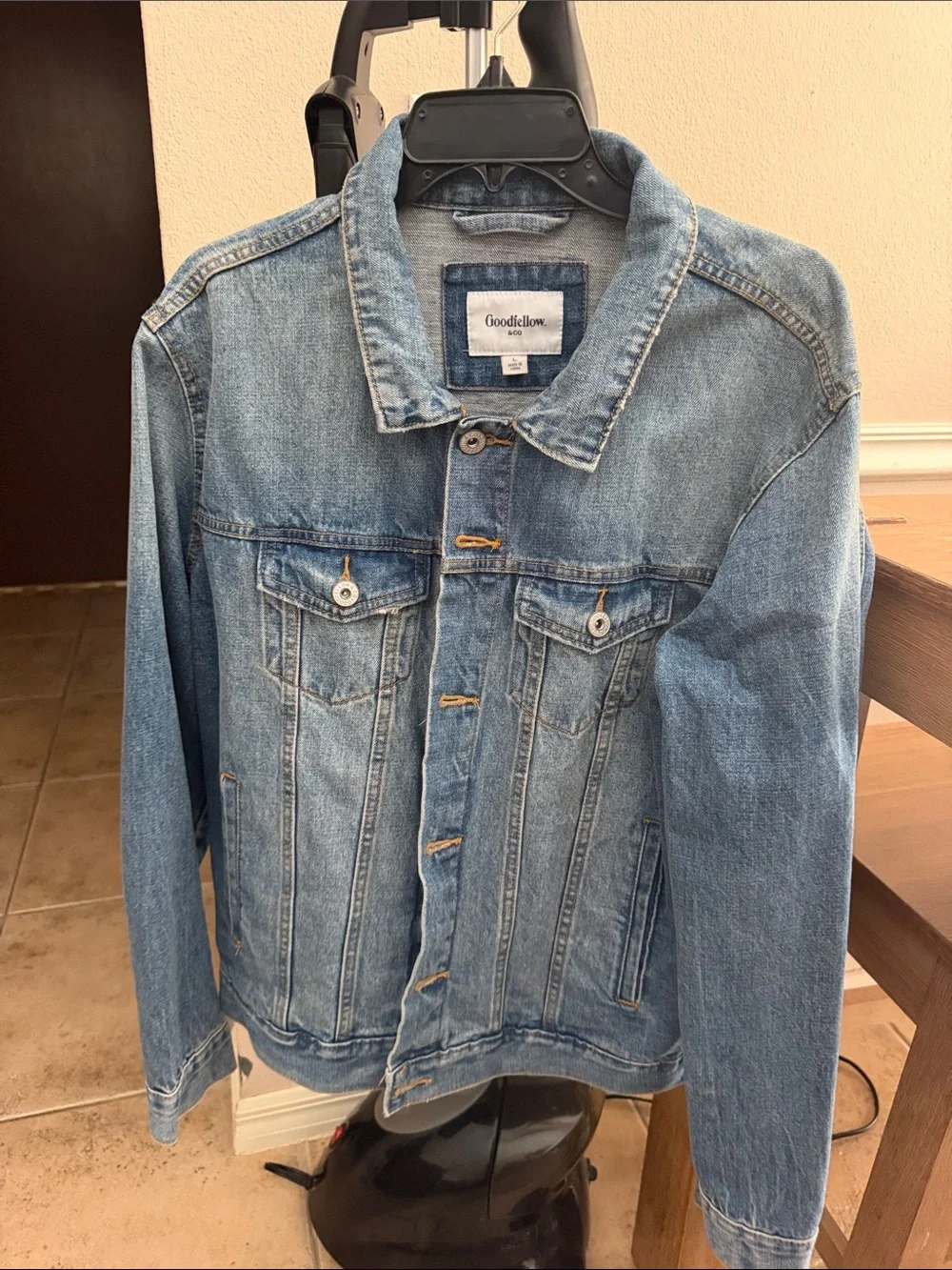 Goodfellow & Co Light Blue Denim Shirt Jacket